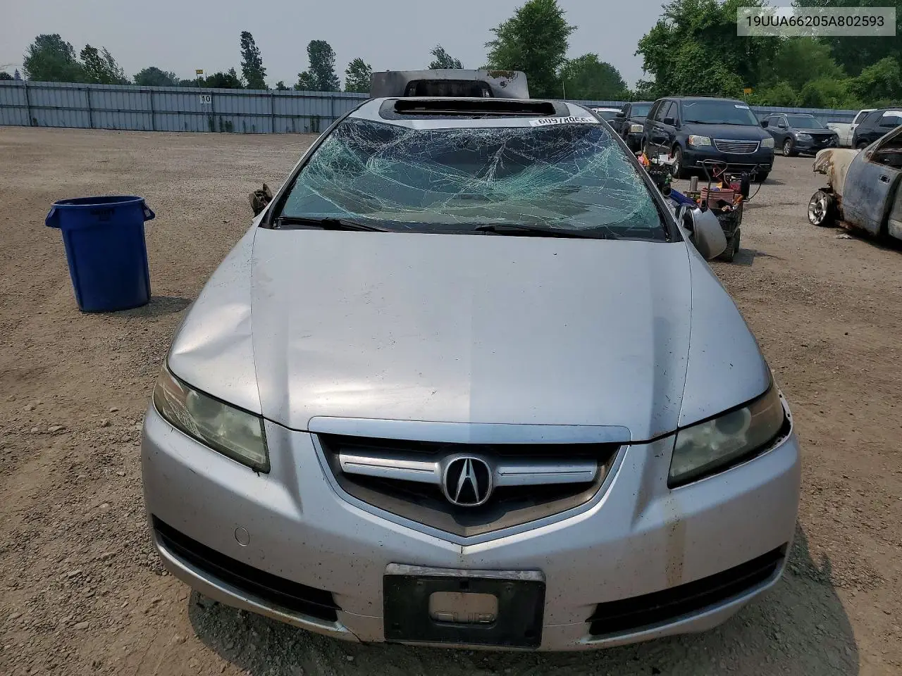 2005 Acura Tl VIN: 19UUA66205A802593 Lot: 60978956