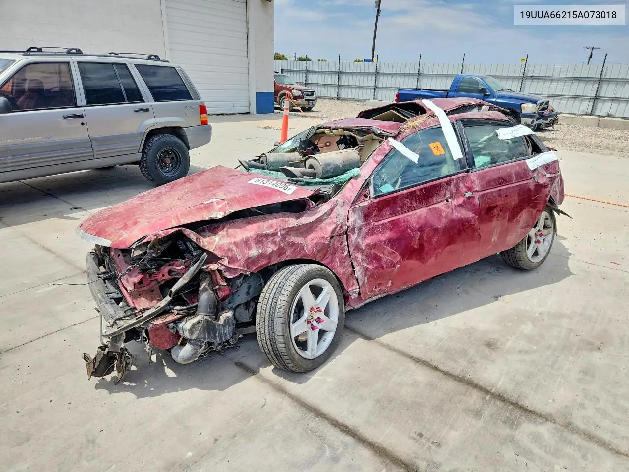 2005 Acura Tl VIN: 19UUA66215A073018 Lot: 61314096