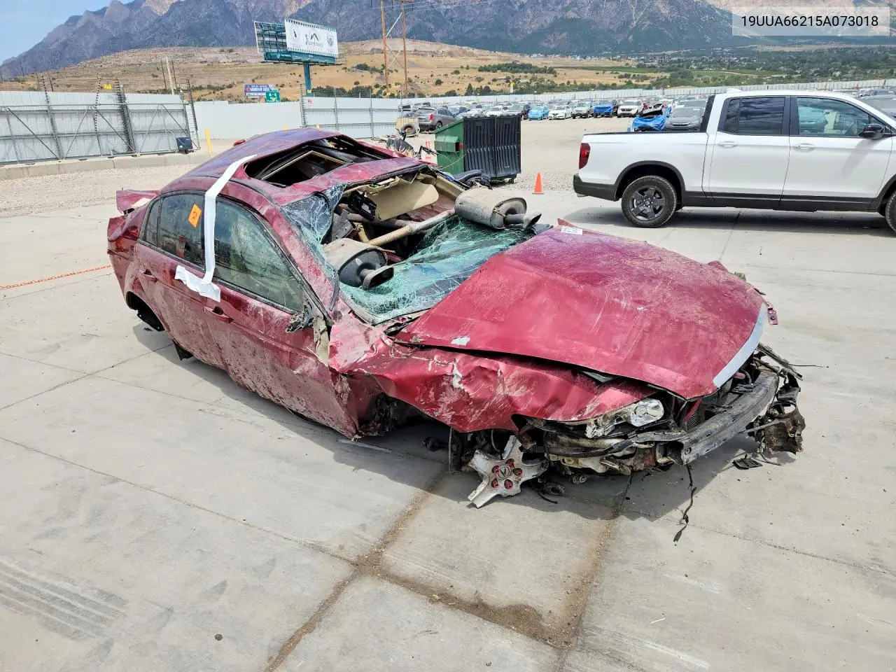 2005 Acura Tl VIN: 19UUA66215A073018 Lot: 61314096