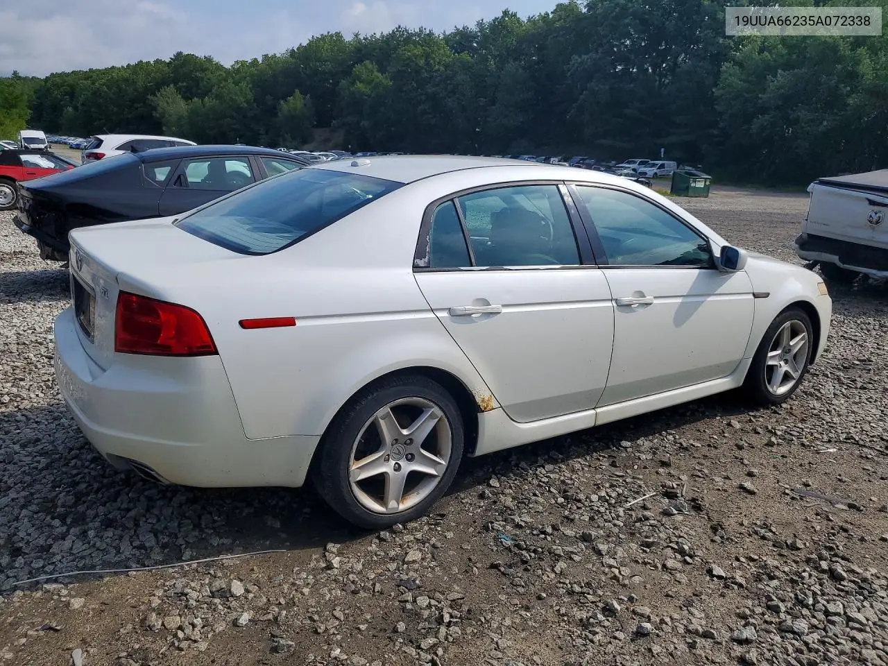 2005 Acura Tl VIN: 19UUA66235A072338 Lot: 62017266