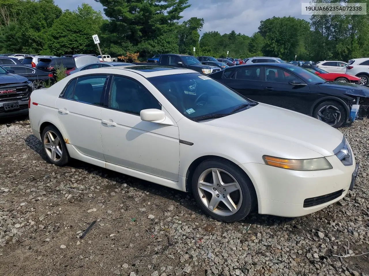 2005 Acura Tl VIN: 19UUA66235A072338 Lot: 62017266