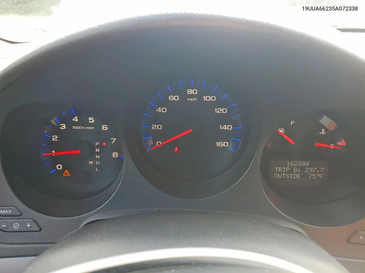 2005 Acura Tl VIN: 19UUA66235A072338 Lot: 62017266