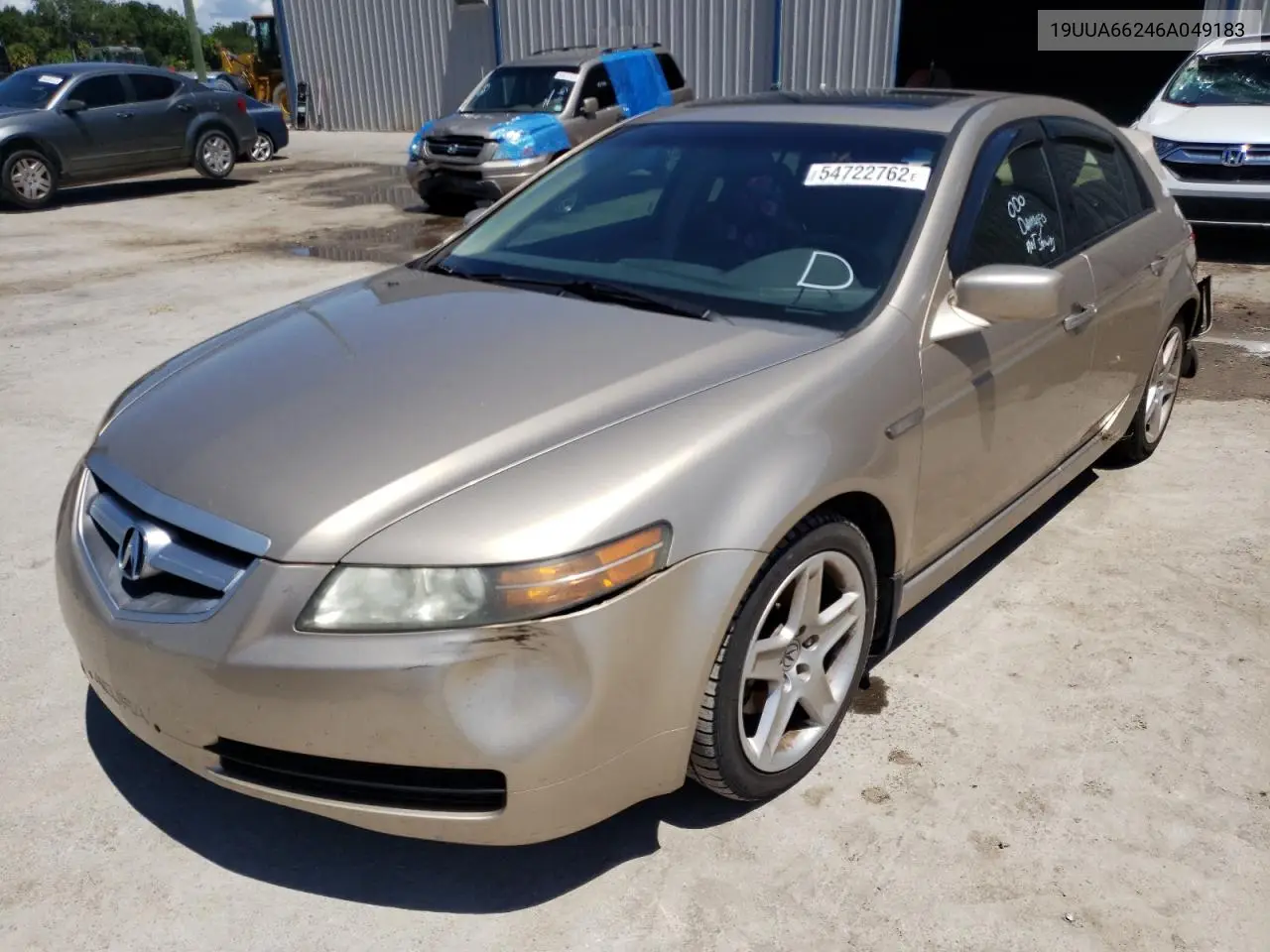 2006 Acura 3.2Tl VIN: 19UUA66246A049183 Lot: 54722762