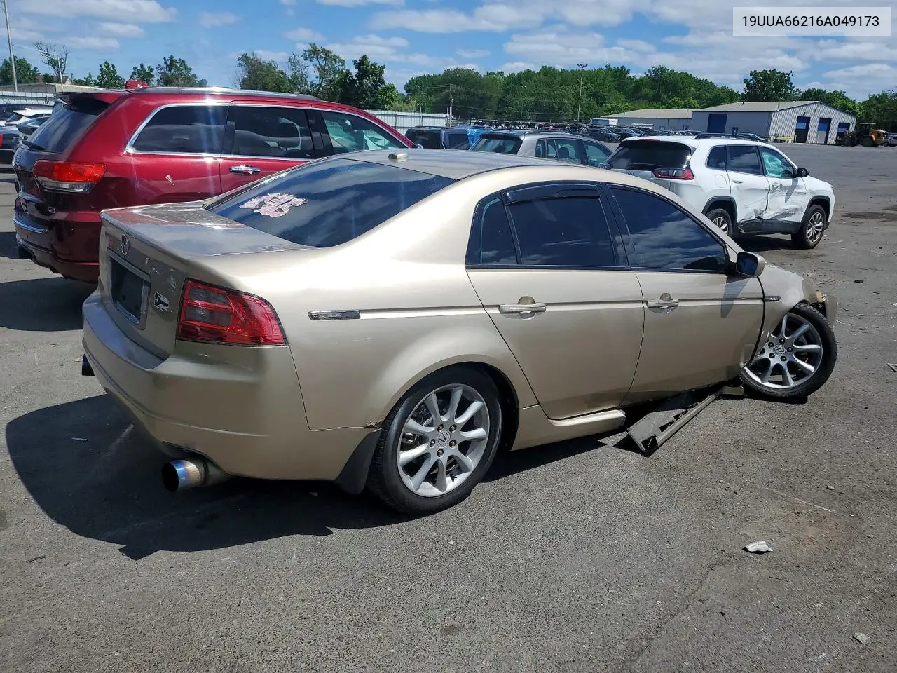 2006 Acura 3.2Tl VIN: 19UUA66216A049173 Lot: 56456466