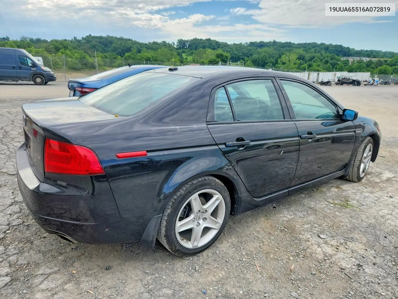 2006 Acura 3.2Tl VIN: 19UUA65516A072819 Lot: 57624446
