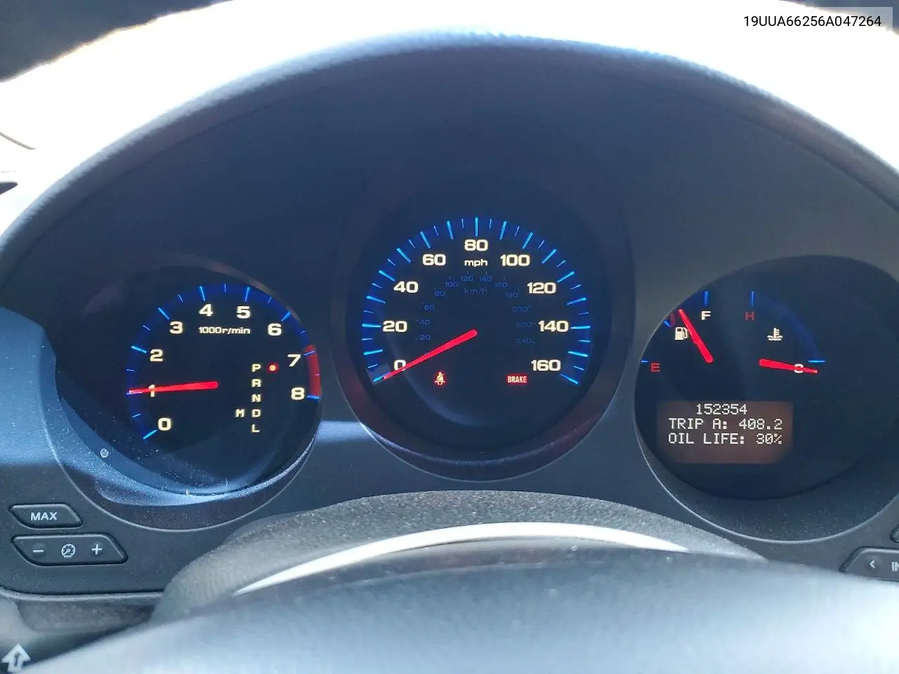 2006 Acura 3.2Tl VIN: 19UUA66256A047264 Lot: 58474216