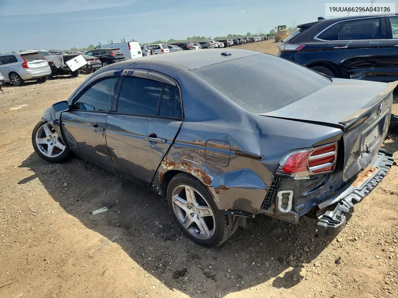 2006 Acura 3.2Tl VIN: 19UUA66296A043136 Lot: 59103966