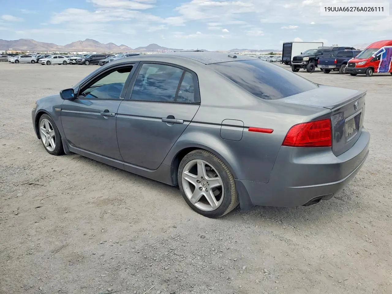 2006 Acura 3.2Tl Type-S VIN: 19UUA66276A026111 Lot: 59250346