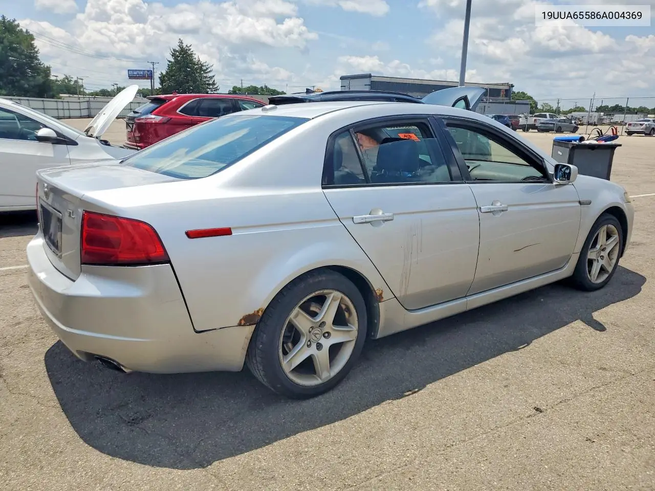 2006 Acura 3.2Tl VIN: 19UUA65586A004369 Lot: 59902266