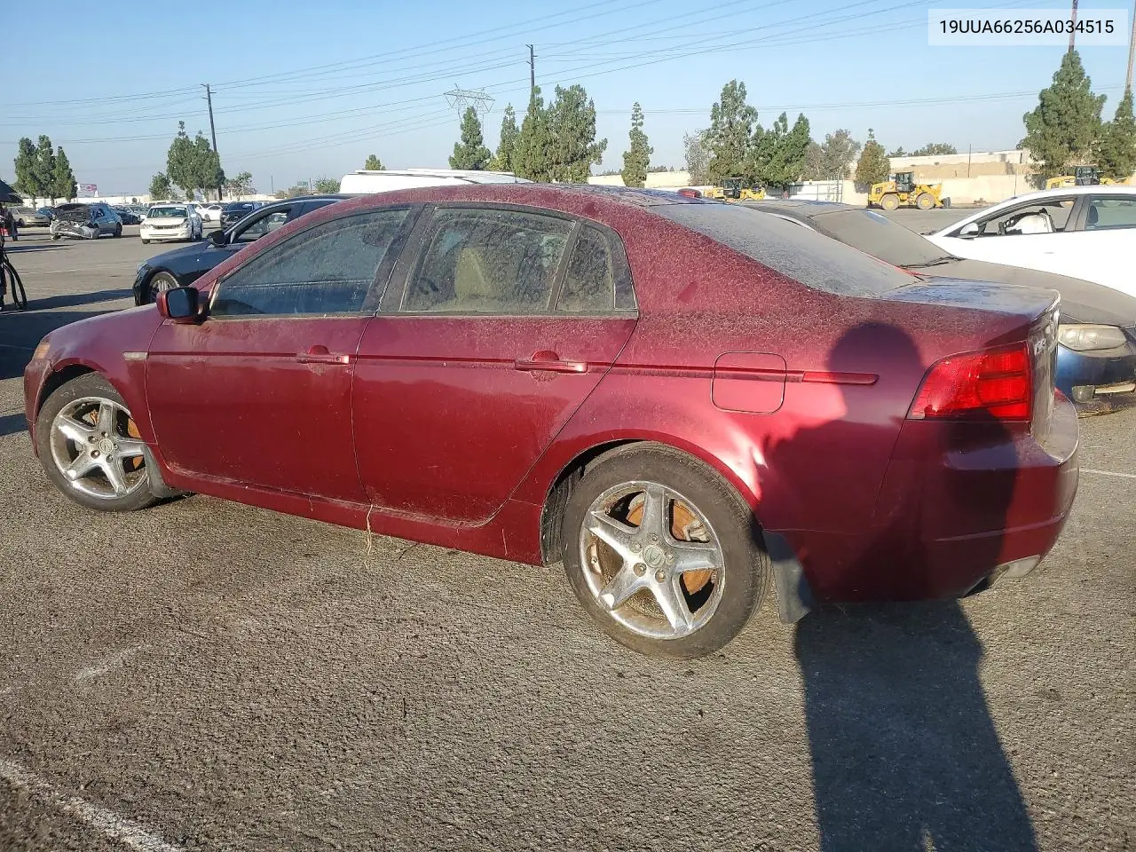 2006 Acura 3.2Tl VIN: 19UUA66256A034515 Lot: 60635786