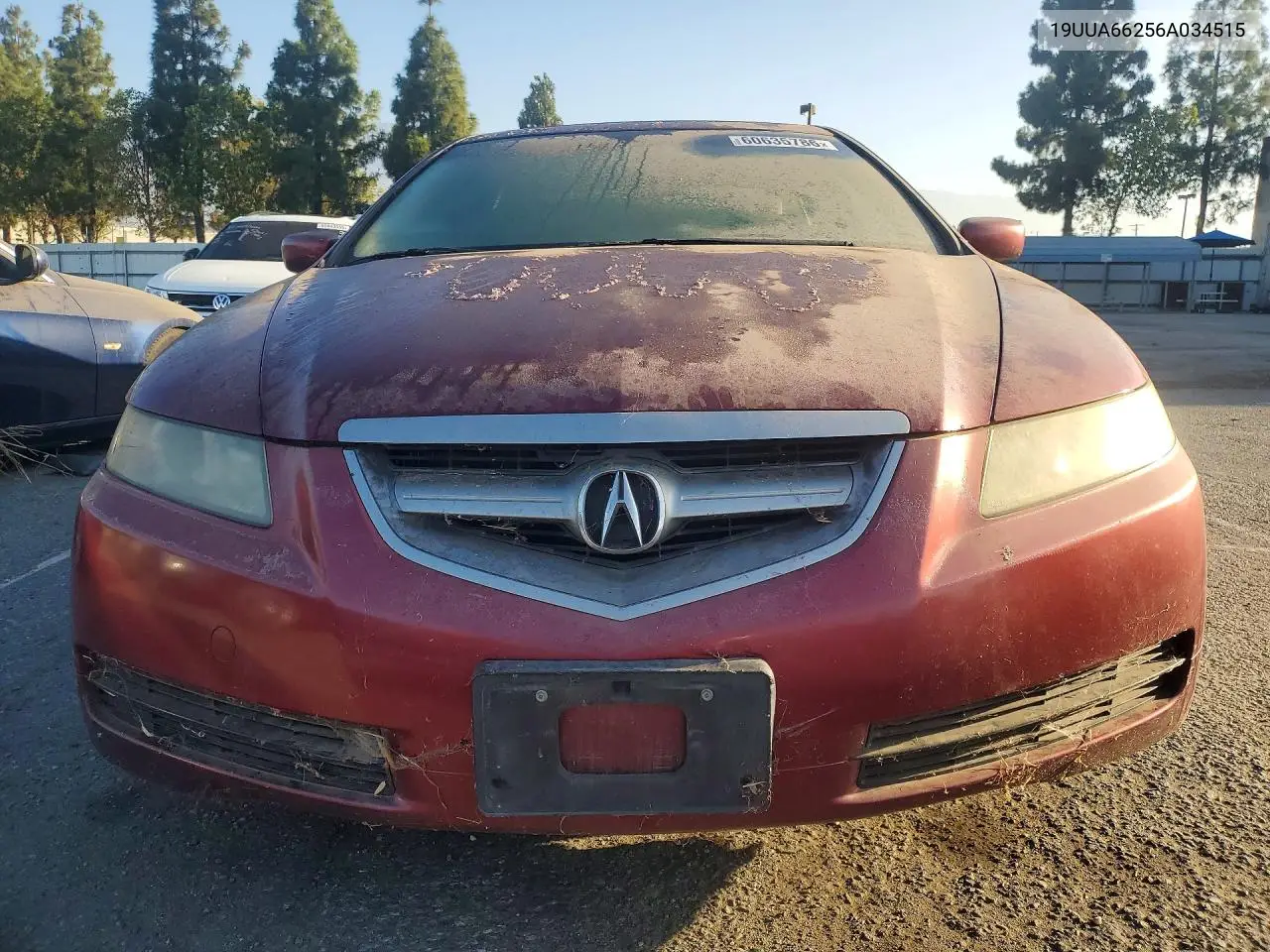 2006 Acura 3.2Tl VIN: 19UUA66256A034515 Lot: 60635786