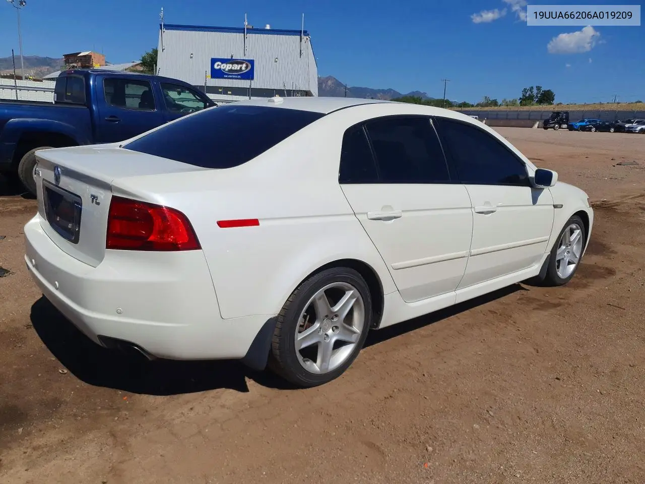2006 Acura 3.2Tl VIN: 19UUA66206A019209 Lot: 60842956