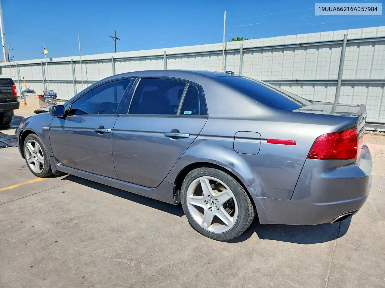 2006 Acura 3.2Tl VIN: 19UUA66216A057984 Lot: 61019706