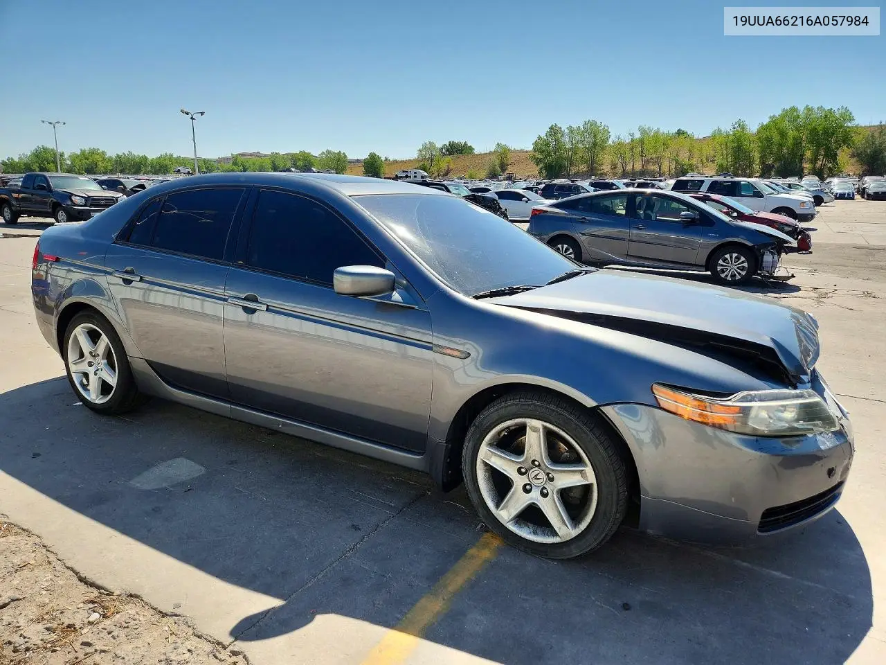 2006 Acura 3.2Tl VIN: 19UUA66216A057984 Lot: 61019706