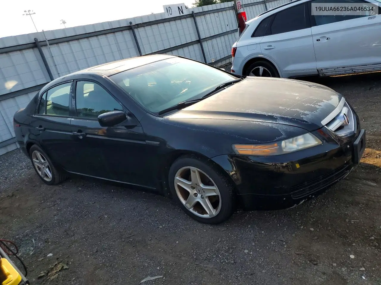 2006 Acura 3.2Tl VIN: 19UUA66236A046534 Lot: 61239696