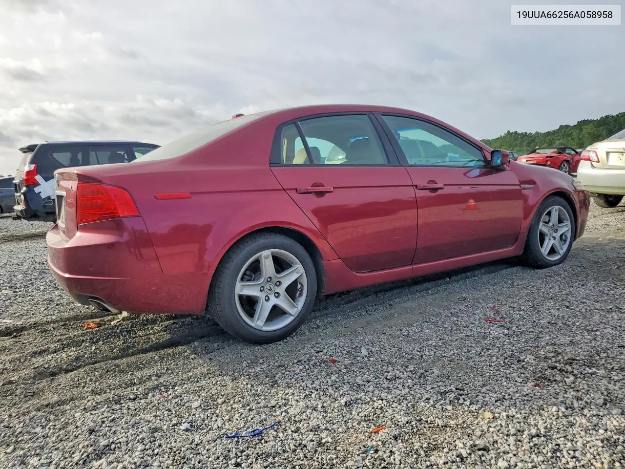 2006 Acura 3.2Tl VIN: 19UUA66256A058958 Lot: 61776806