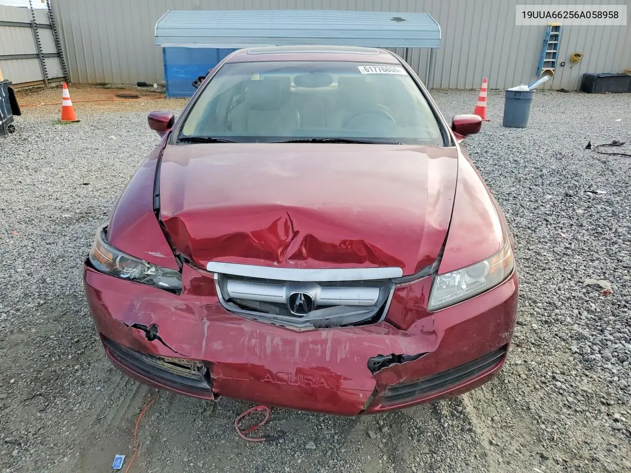 2006 Acura 3.2Tl VIN: 19UUA66256A058958 Lot: 61776806