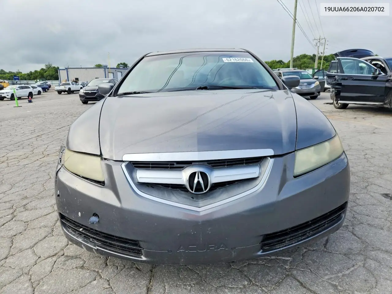 2006 Acura 3.2Tl VIN: 19UUA66206A020702 Lot: 62162066