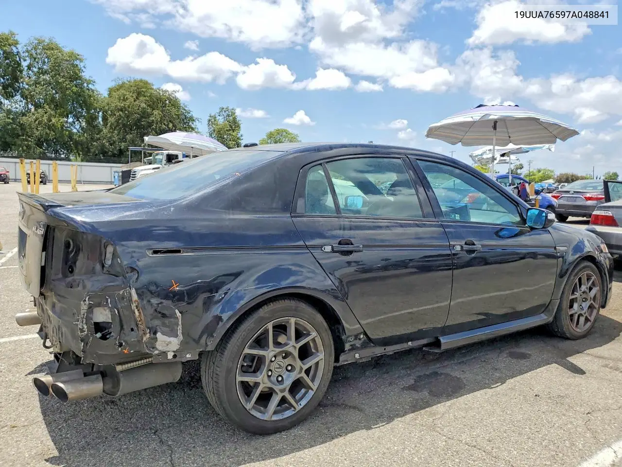 2007 Acura Tl Type S VIN: 19UUA76597A048841 Lot: 54186266
