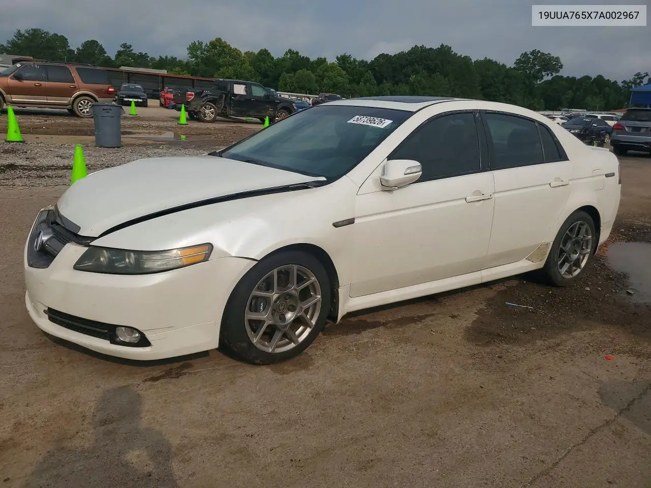 2007 Acura Tl Type S VIN: 19UUA765X7A002967 Lot: 58739626