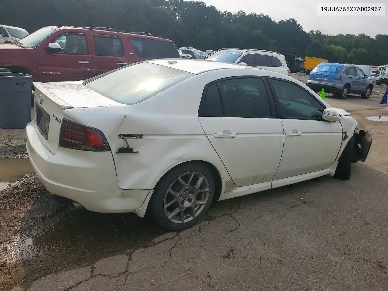 2007 Acura Tl Type S VIN: 19UUA765X7A002967 Lot: 58739626