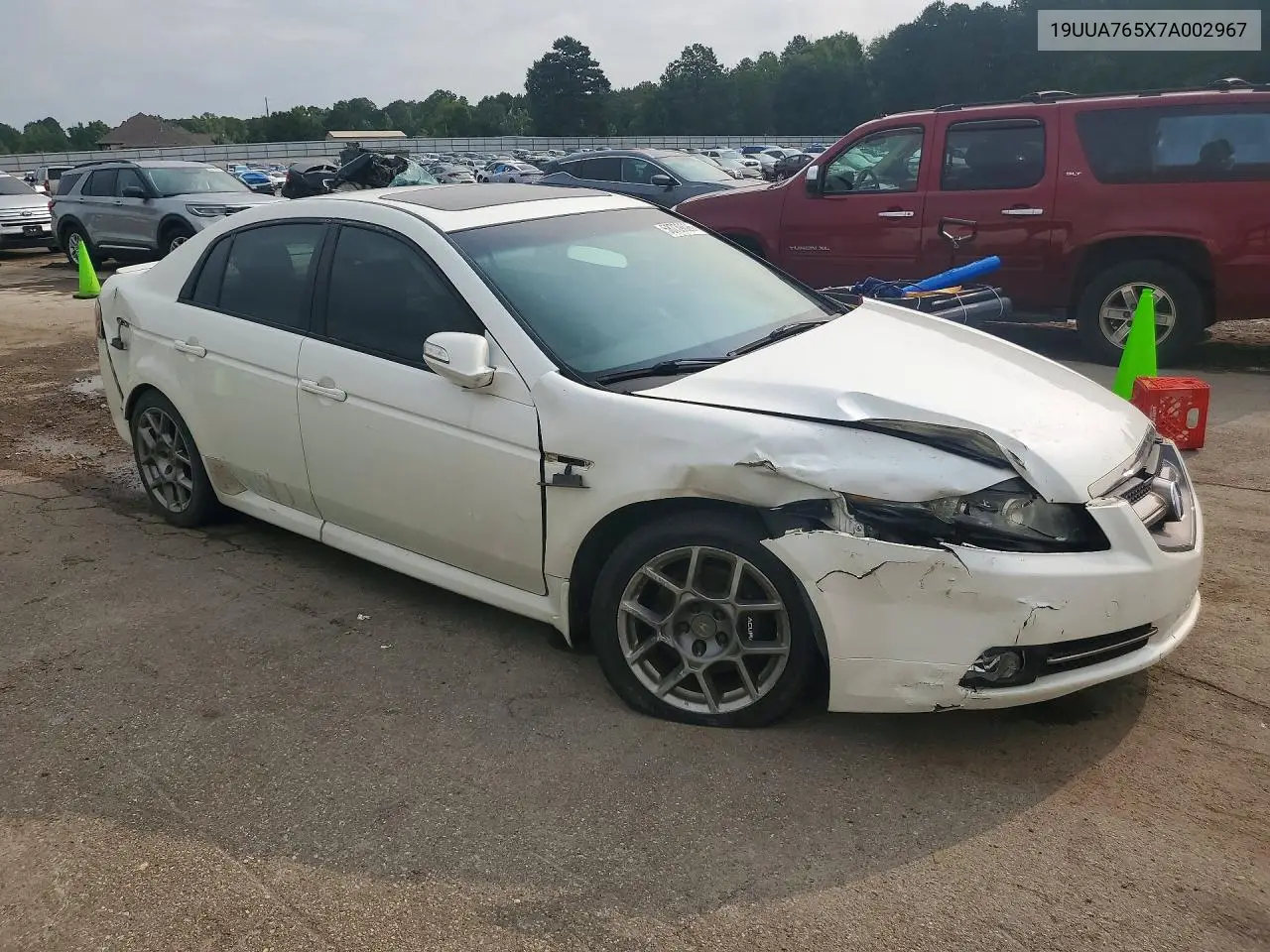 2007 Acura Tl Type S VIN: 19UUA765X7A002967 Lot: 58739626
