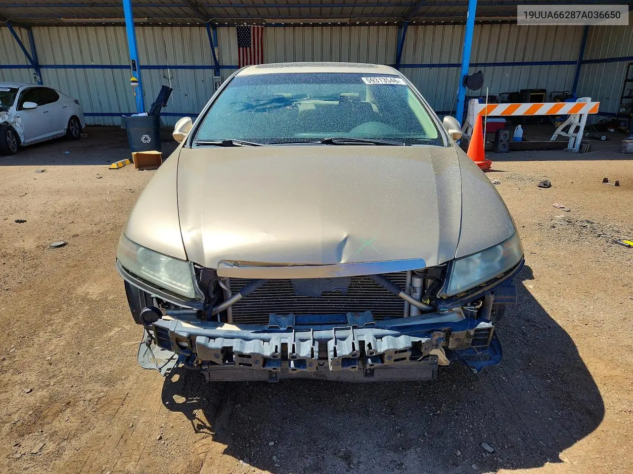 2007 Acura Tl VIN: 19UUA66287A036650 Lot: 59313546