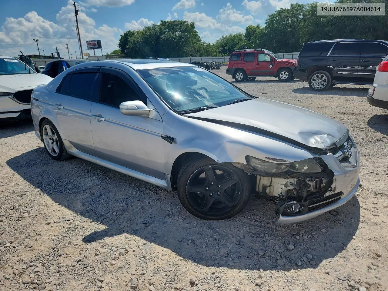 2007 Acura Tl Type S VIN: 19UUA76597A004614 Lot: 61132086