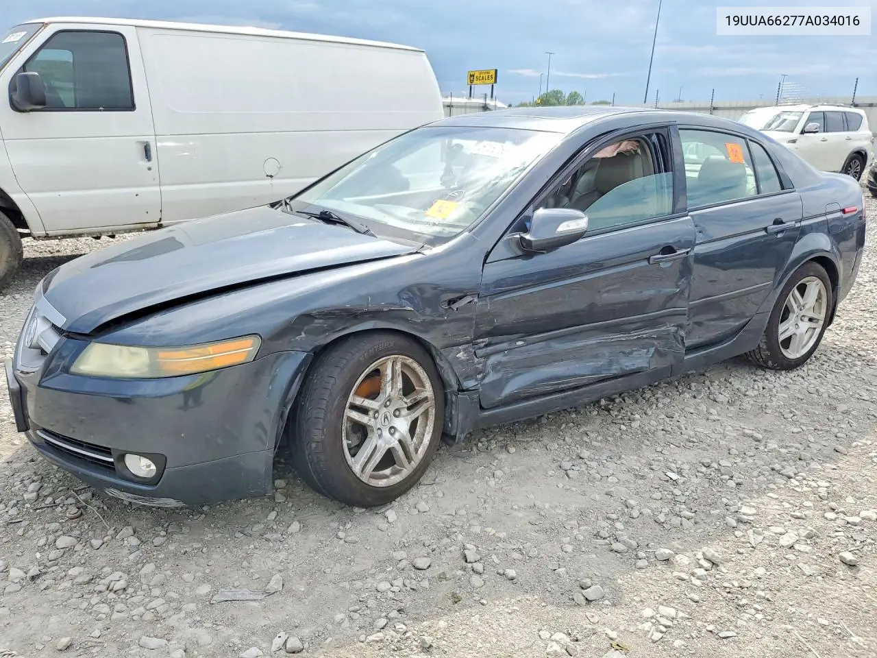 2007 Acura Tl VIN: 19UUA66277A034016 Lot: 61526376