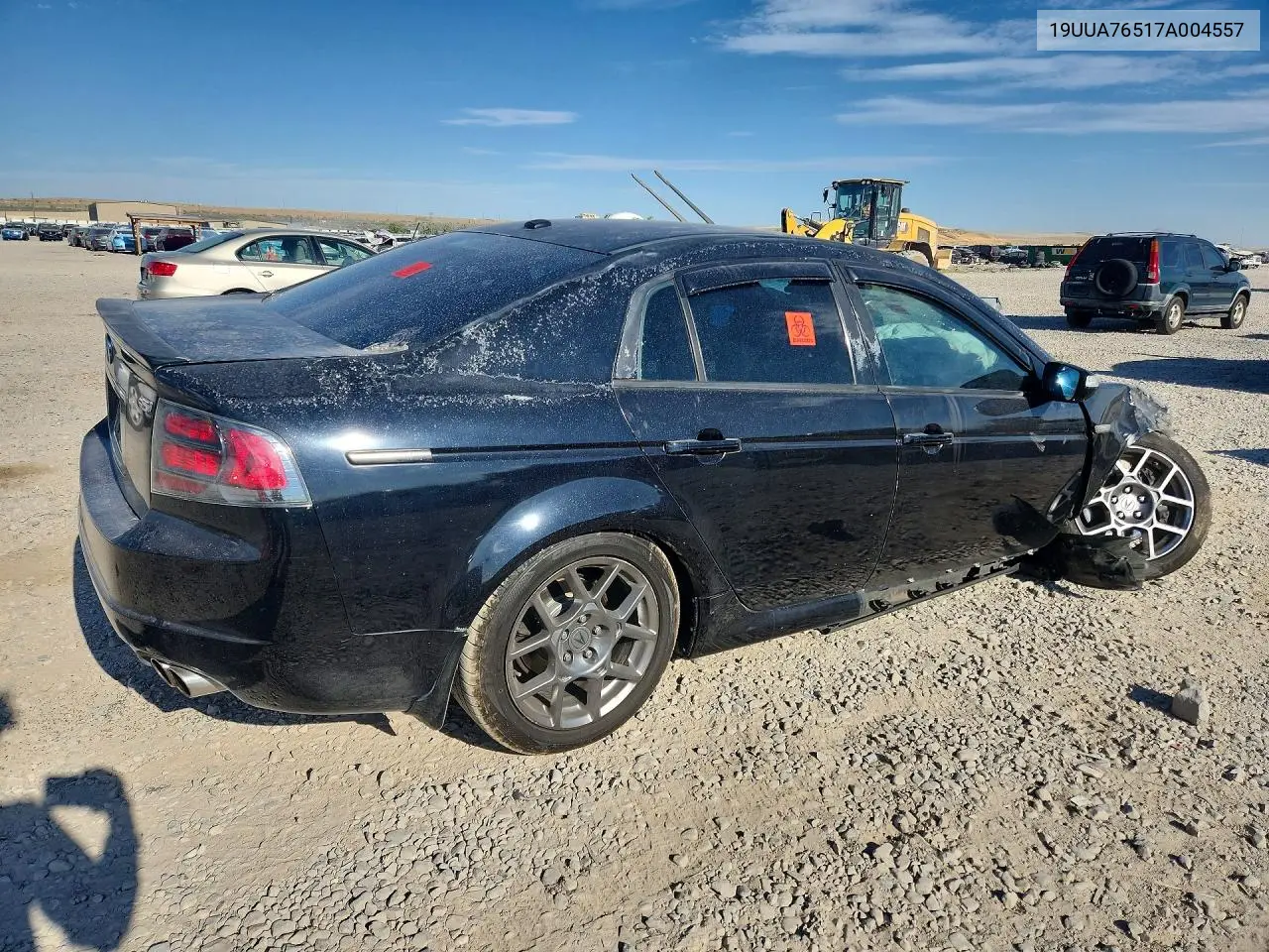 2007 Acura Tl Type S VIN: 19UUA76517A004557 Lot: 61731206