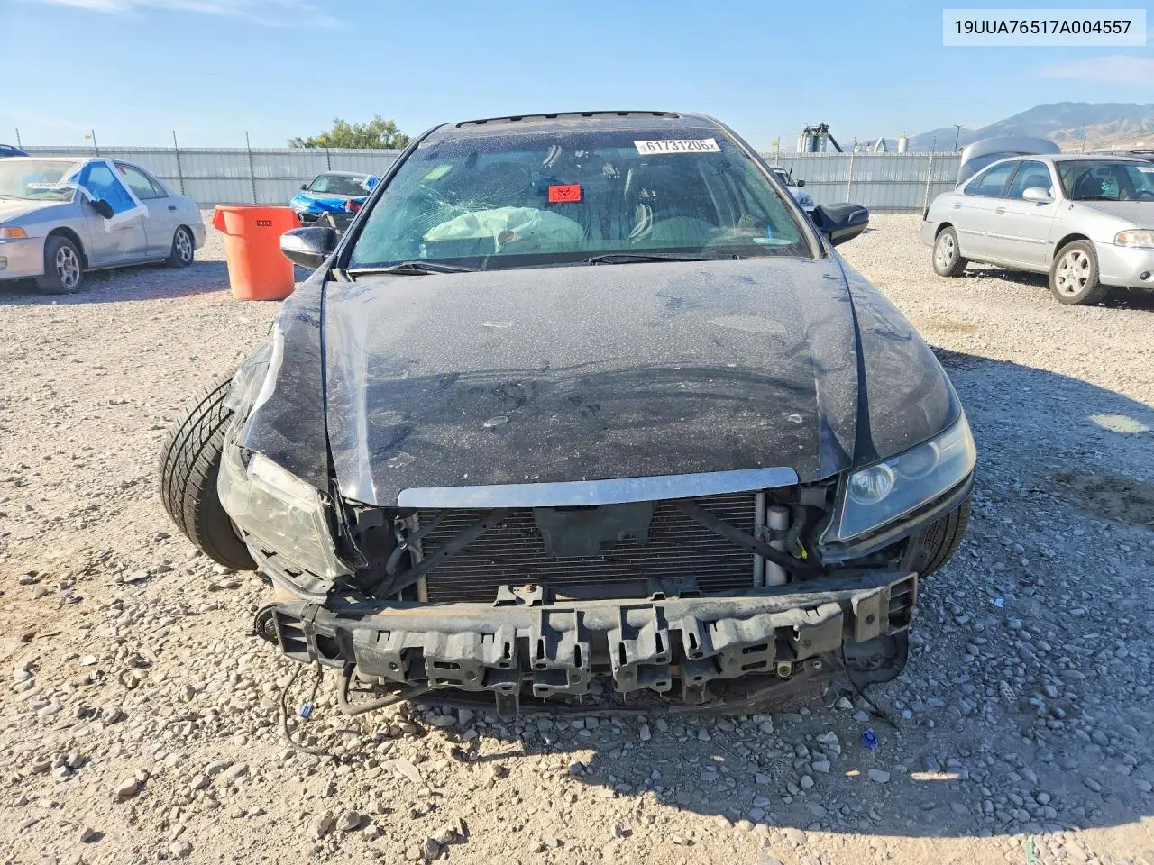 2007 Acura Tl Type S VIN: 19UUA76517A004557 Lot: 61731206