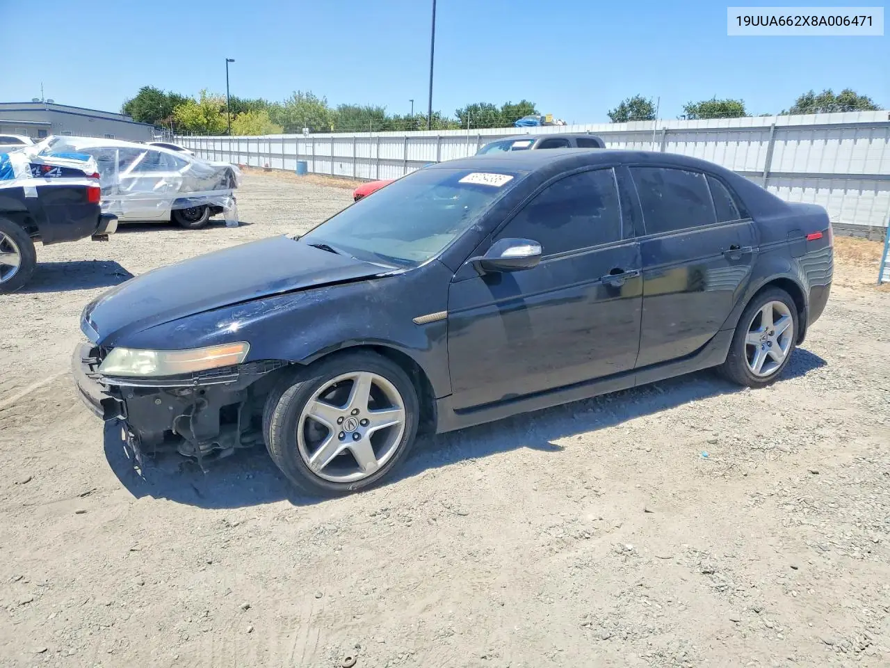 2008 Acura Tl VIN: 19UUA662X8A006471 Lot: 58784336
