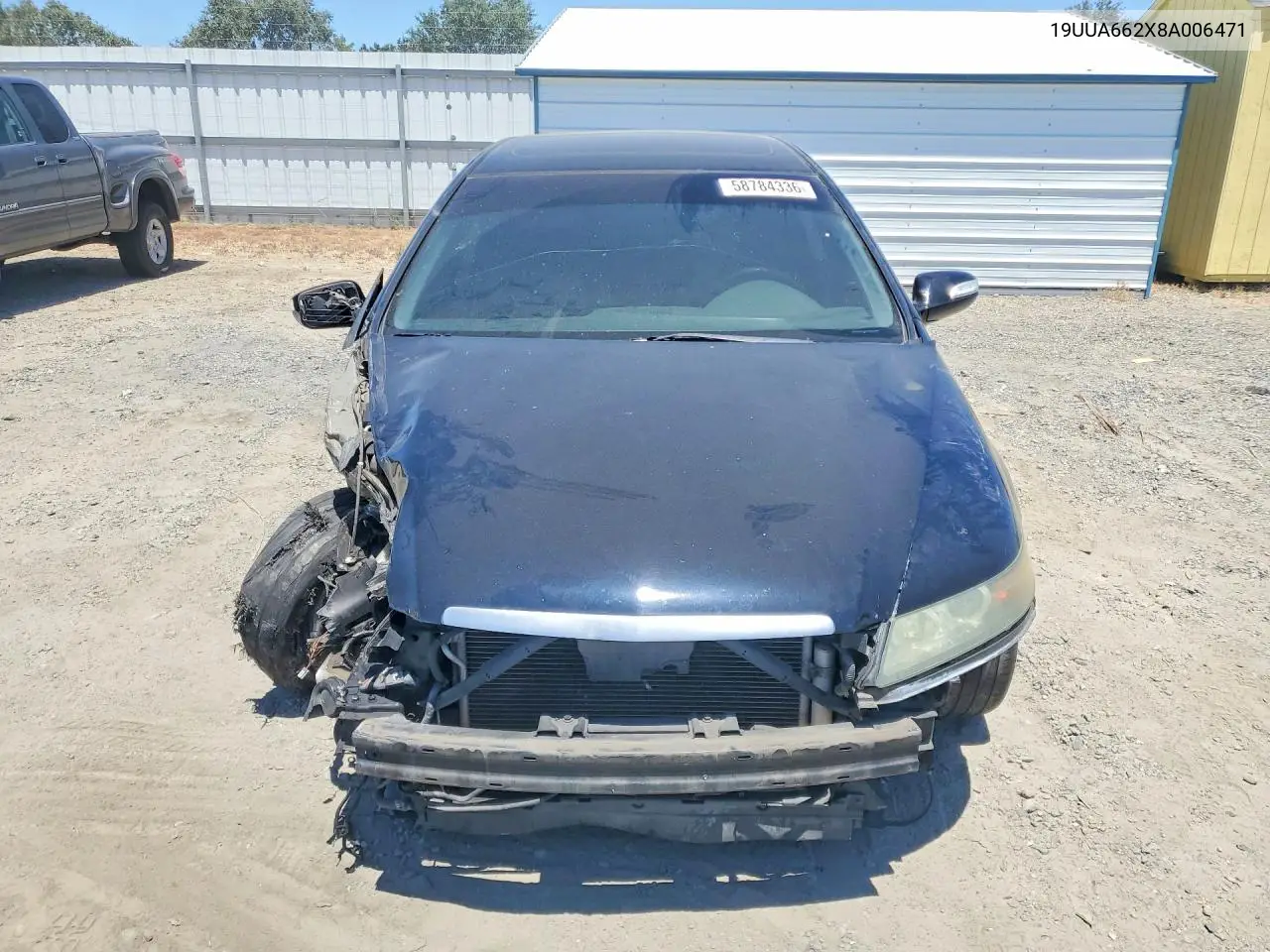 2008 Acura Tl VIN: 19UUA662X8A006471 Lot: 58784336