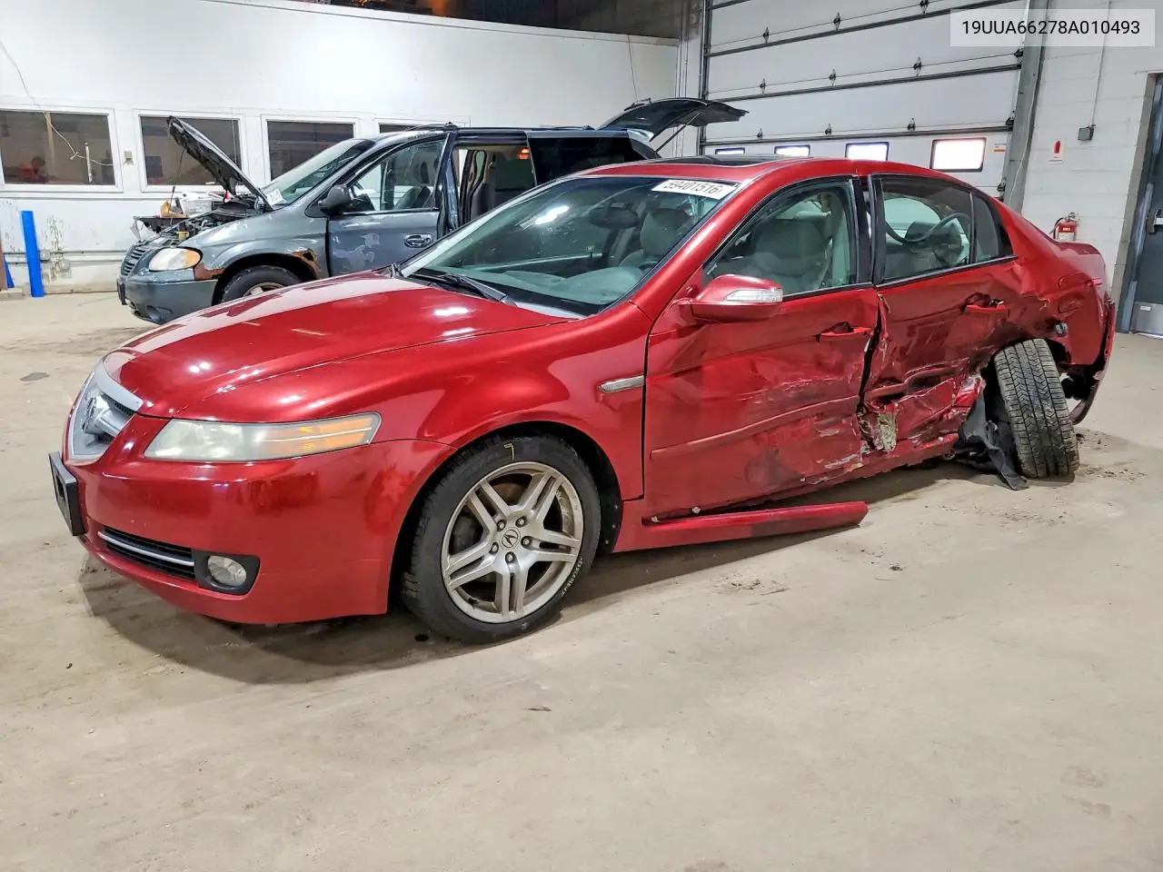 2008 Acura Tl VIN: 19UUA66278A010493 Lot: 59401516