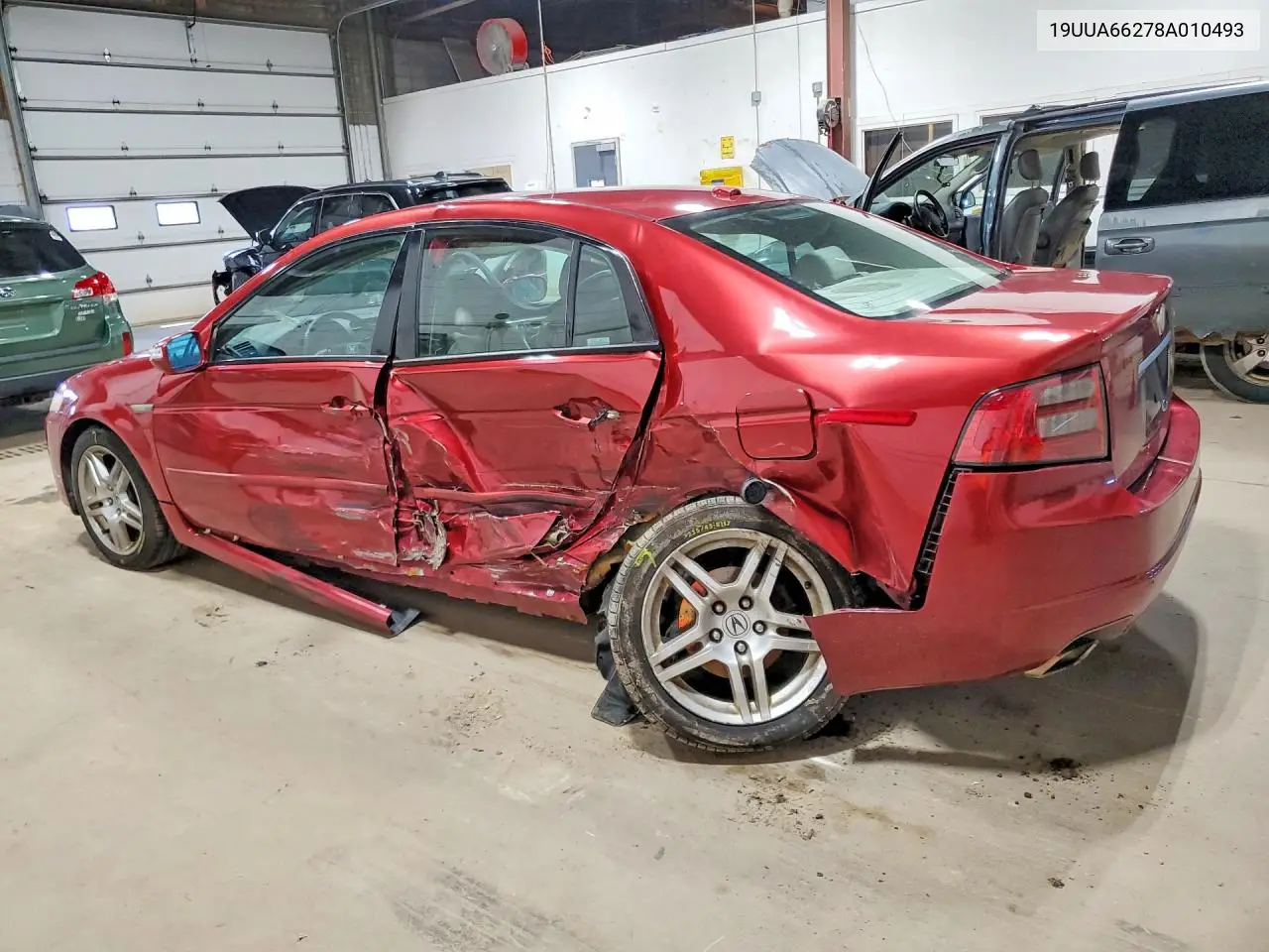 2008 Acura Tl VIN: 19UUA66278A010493 Lot: 59401516