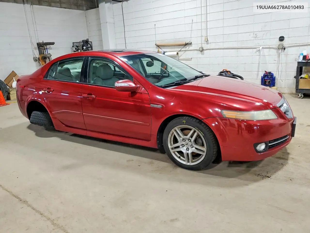 2008 Acura Tl VIN: 19UUA66278A010493 Lot: 59401516