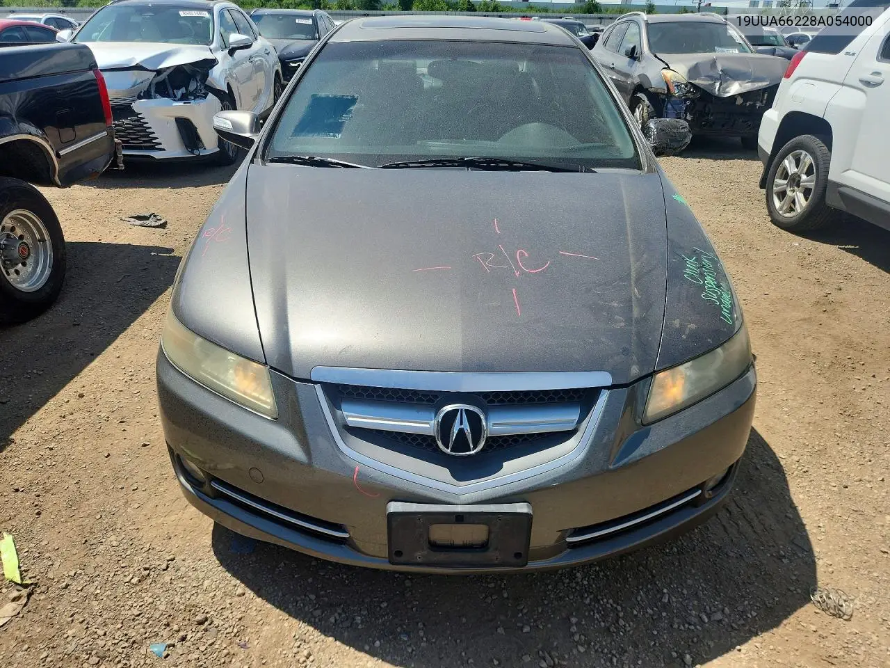 2008 Acura Tl VIN: 19UUA66228A054000 Lot: 59613536