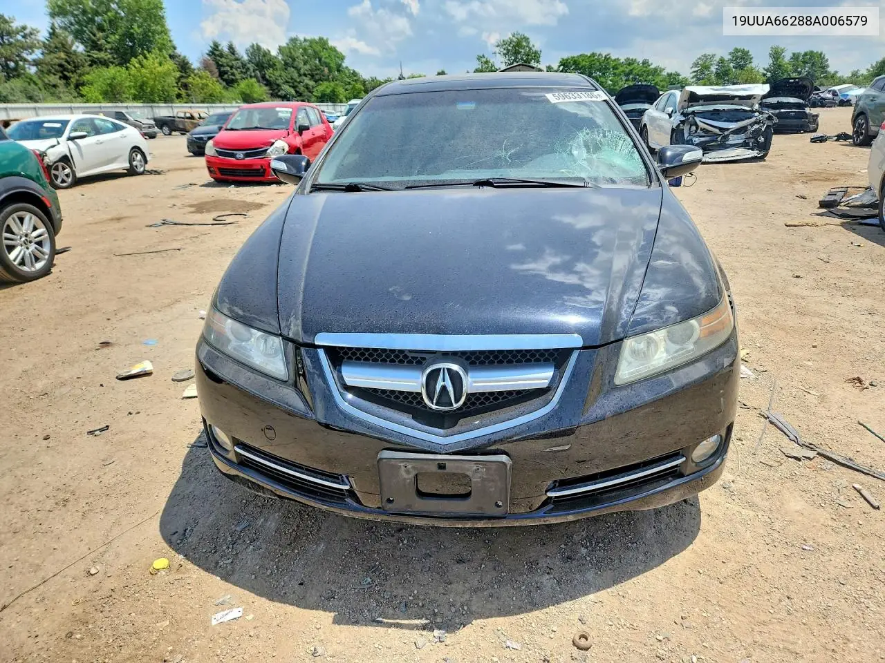 2008 Acura Tl VIN: 19UUA66288A006579 Lot: 59633186