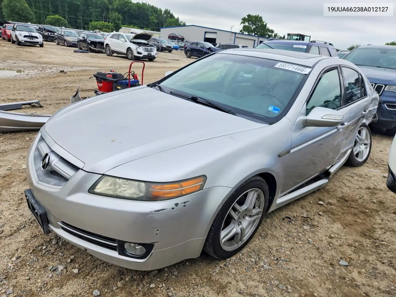 2008 Acura Tl VIN: 19UUA66238A012127 Lot: 59771466