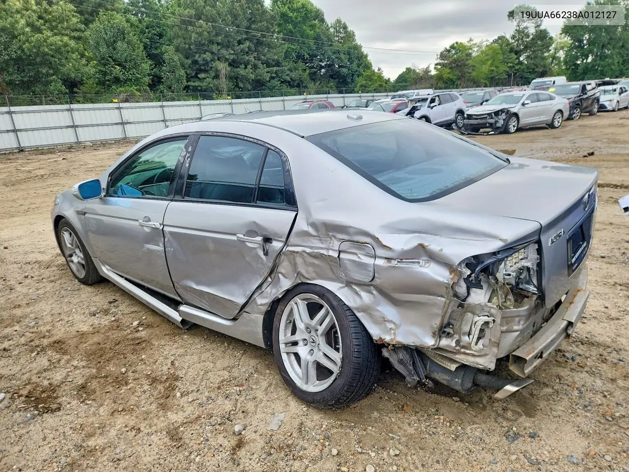 2008 Acura Tl VIN: 19UUA66238A012127 Lot: 59771466