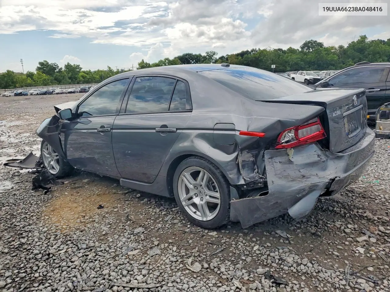 2008 Acura Tl VIN: 19UUA66238A048416 Lot: 59883626
