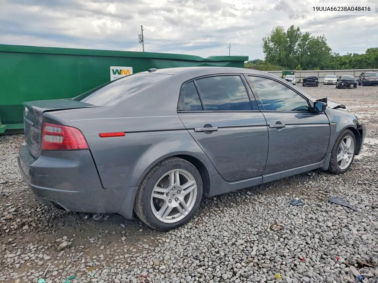 2008 Acura Tl VIN: 19UUA66238A048416 Lot: 59883626