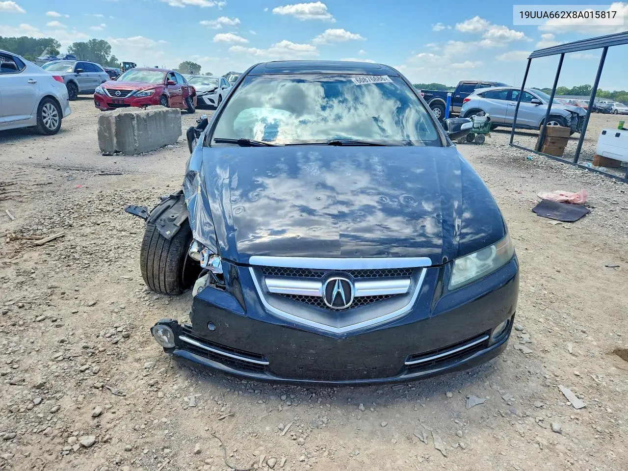 2008 Acura Tl VIN: 19UUA662X8A015817 Lot: 60876686