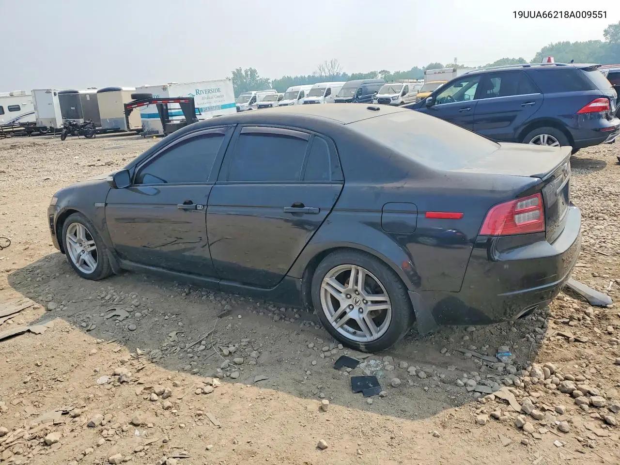 2008 Acura Tl VIN: 19UUA66218A009551 Lot: 61111566