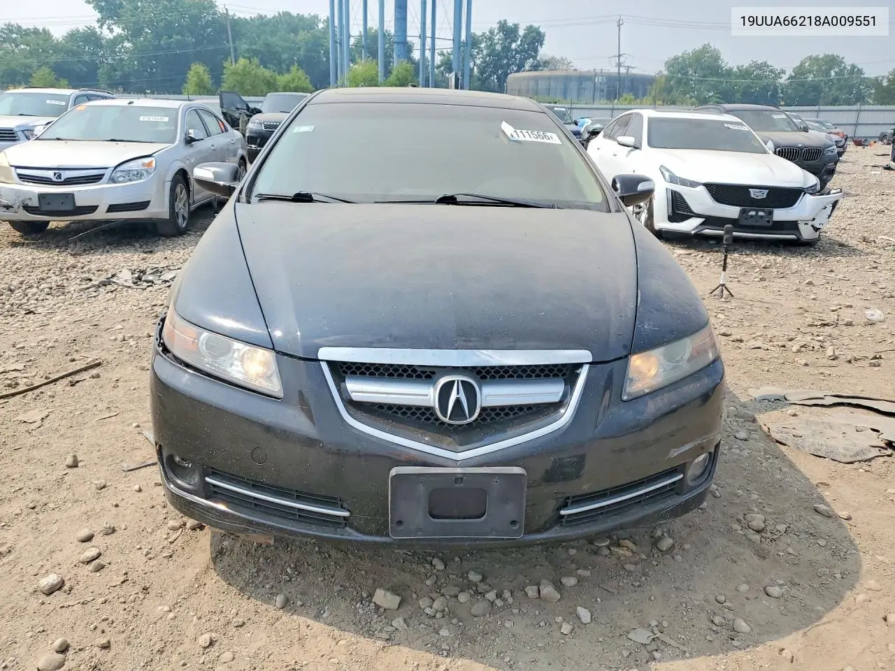 2008 Acura Tl VIN: 19UUA66218A009551 Lot: 61111566