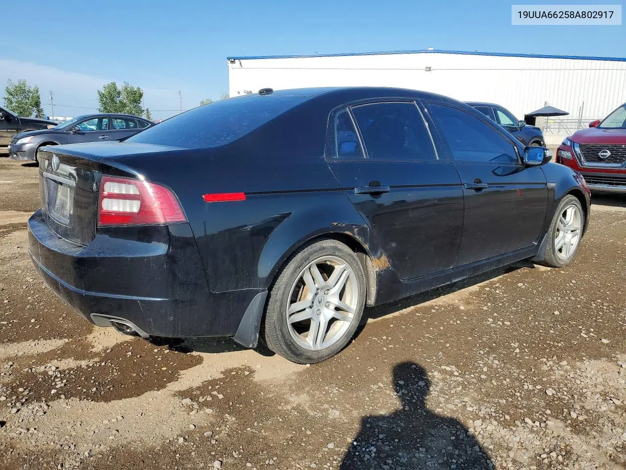 2008 Acura Tl VIN: 19UUA66258A802917 Lot: 61487616