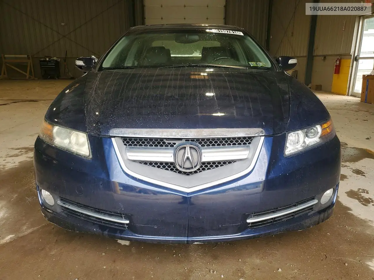 2008 Acura Tl VIN: 19UUA66218A020887 Lot: 61597816