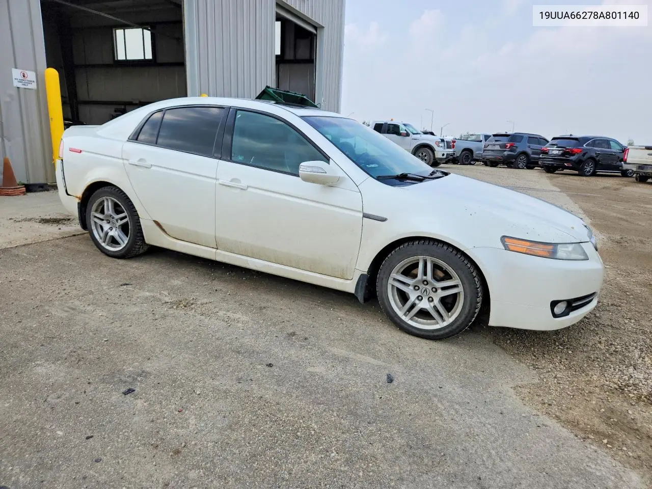 2008 Acura Tl VIN: 19UUA66278A801140 Lot: 61776146