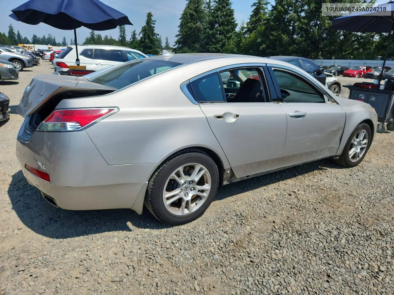 2009 Acura Tl VIN: 19UUA86249A024218 Lot: 60528446