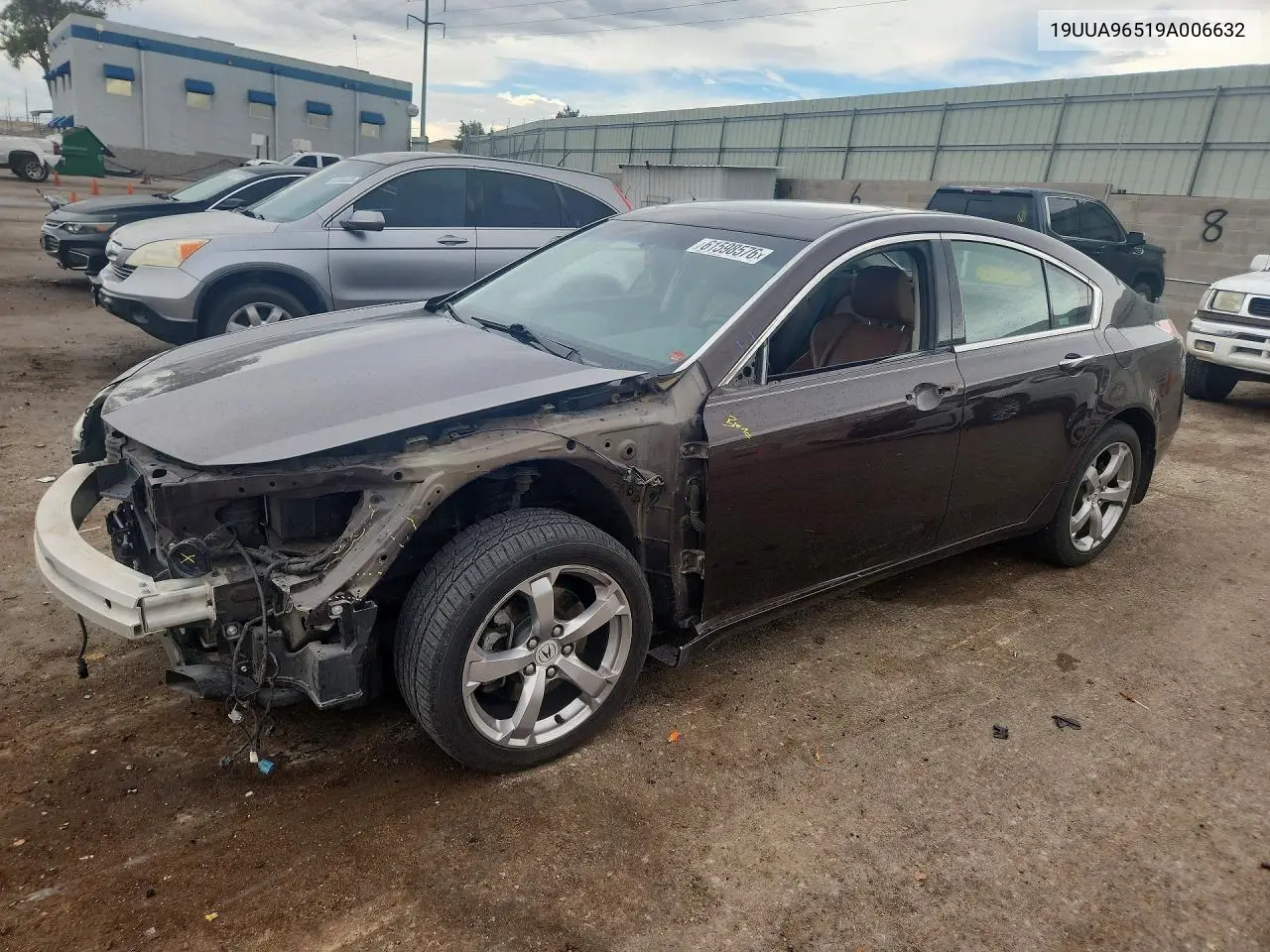 2009 Acura Tl VIN: 19UUA96519A006632 Lot: 61598576